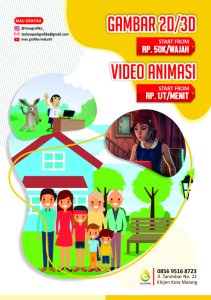 Pembuatan video animasi & gambar 2d , 3d