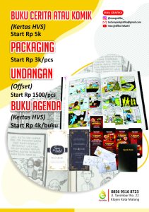 Packaging, Undangan, Buku Komik