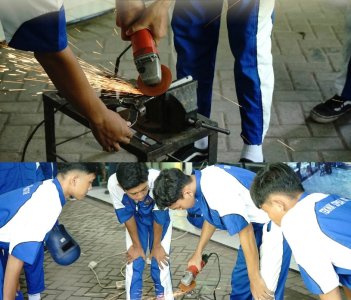 Jasa Pengelasan SMK YP 17 PARE