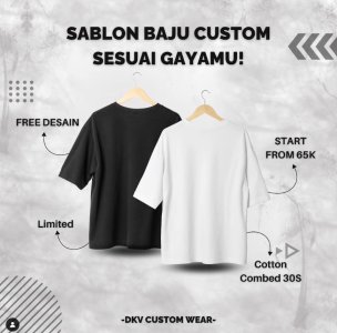 Jasa Sablon Custom Baju